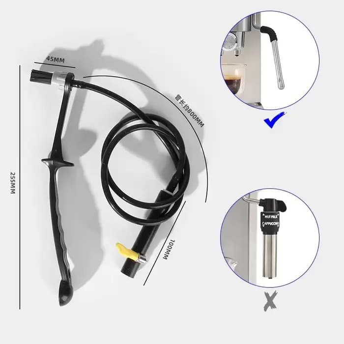Brosse de nettoyage à vapeur pour café, Machine à expresso réglable, tête de brassage, brosse de net