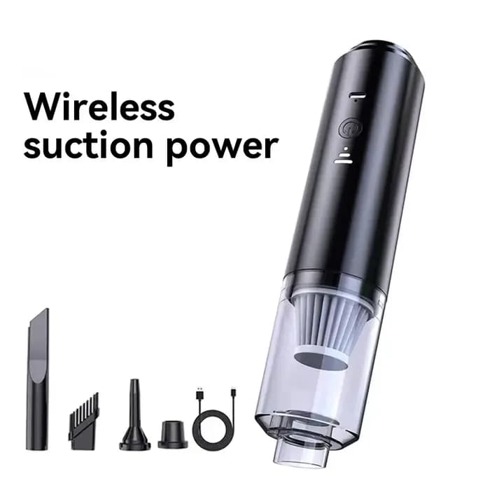 Aspirateur de voiture portable, aspirateur sans fil électrique puissant, nettoyage intelligent de la
