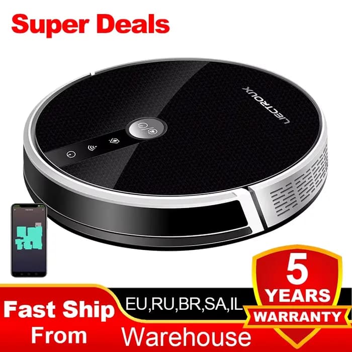 (Code Promo:AETH15) Aspirateur robot LIECTROUX C30B,Navigation sur carte IA,partition intelligente,a