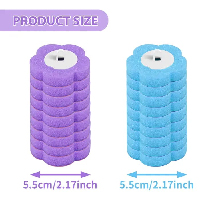 Brosse de toilette jetable murale avec tête de rechange, ensemble de nettoyage, accessoires de salle