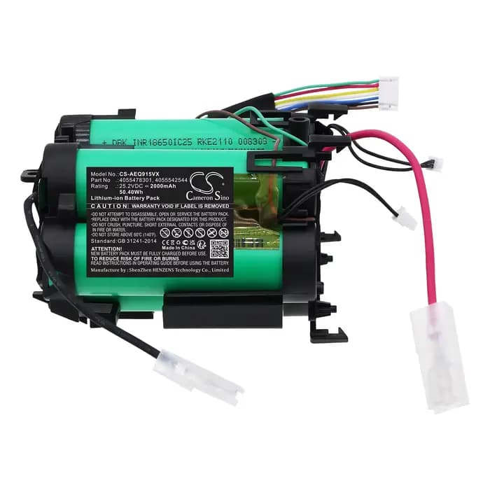 Batterie d'aspirateur 2000mAh/3000mAh pour ELECTROLUX PQ91-50MB,PQ91-ALRGS,ALRGY,ANIMA,ANIMS,P50MB,G