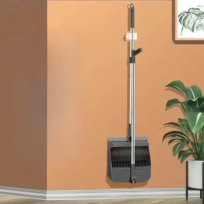 Nouvel ensemble balayette et pelle à long manche rotatif - Outil de nettoyage efficace pour sols ave
