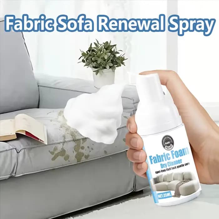 Nettoyant pour tissus en mousse, sans démontage, détachant, spray rafraîchissant pour canapé, tapis,