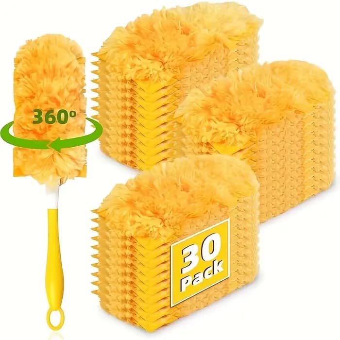 30 pièces 360 recharges de plumeaux pour plumeaux Swiffer, Kit de plumeau robuste non parfumé rechar