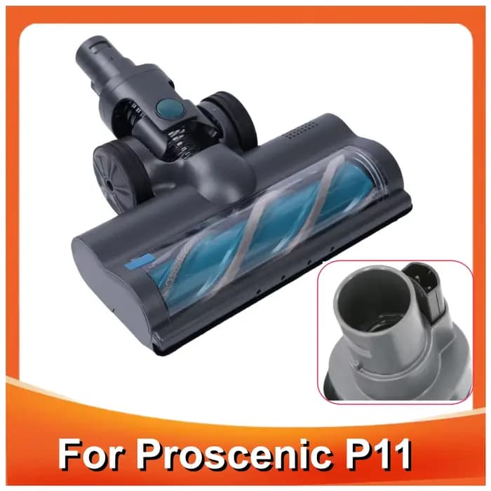 Tête de brosse électrique sans fil pour aspirateur à main Proscenic P11, avec brosse à rouleau, pièc