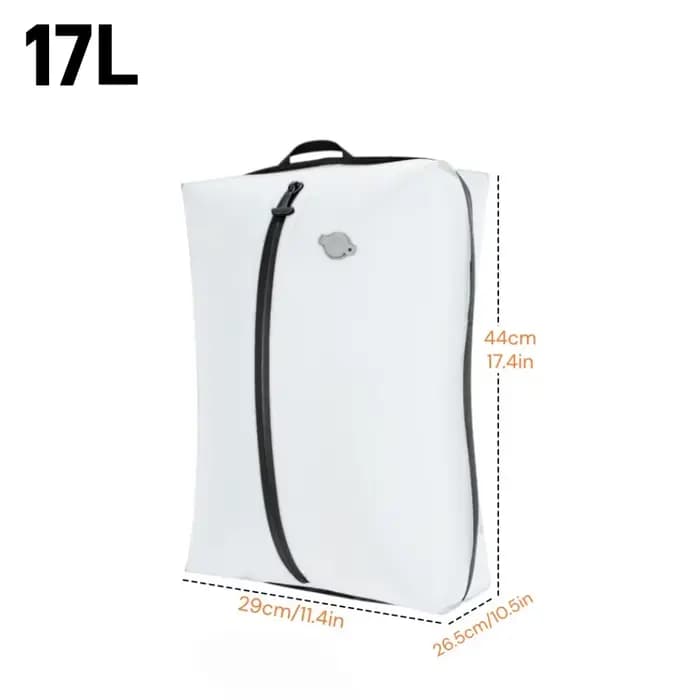 Sacs de compression sous vide 17L pour le voyage, sacs de rangement pour économiser de l'espace en v