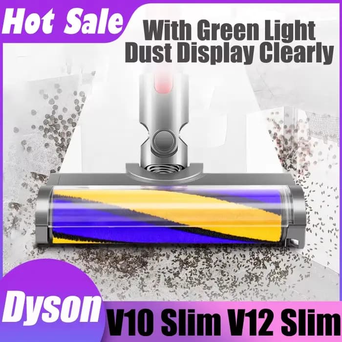 Tête de brosse souple améliorée pour aspirateurs sans fil Dyson V6 V7 V8 V10 V11 V15 V10 Slim V12 av