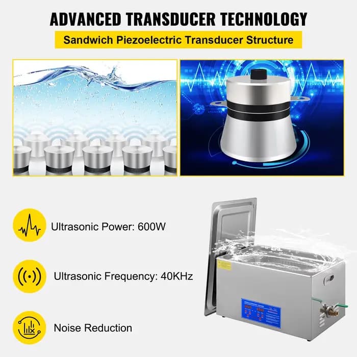 SucceBuy 1.3L 2L 3L 6L 10L 15L 22L 30L nettoyeur à ultrasons lave-vaisselle Machine à laver Portable