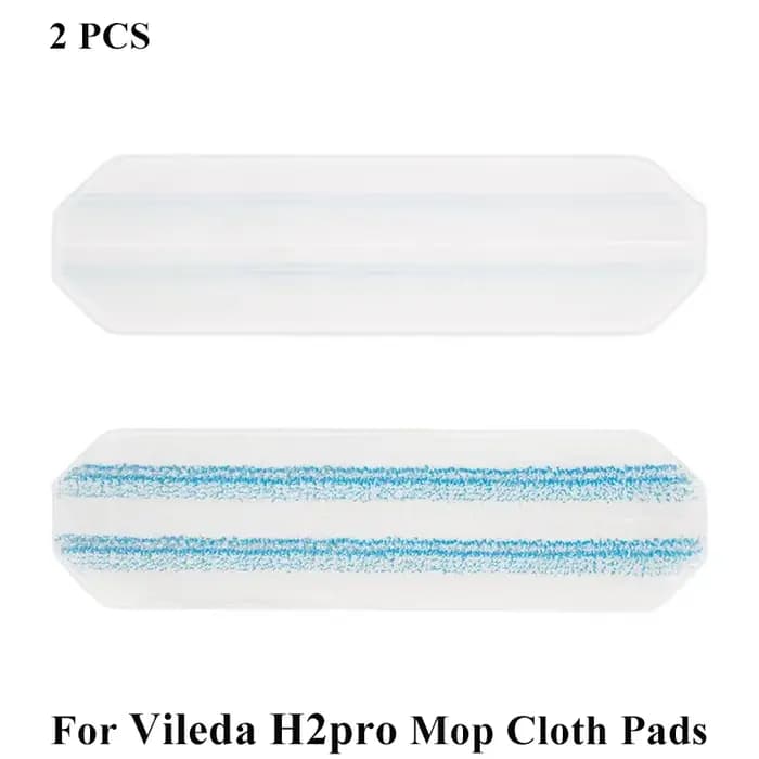 Chiffons de remplacement pour système de vadrouille plate Vileda H2prO, élimine le 99% des bactéries