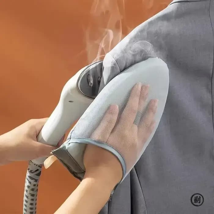 Planche à repasser compacte et portable – Tapis de repassage en tissu avec gant anti-brûlure, petit