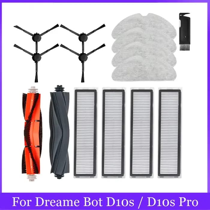Rouleau pour aspirateur Robot Dreame Bot D10s / D10s Pro, brosse latérale principale, filtre Hepa, t