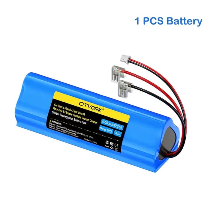 Batterie de rechange pour Tineco FLOOR ONE S3 Tineco iFloor 3 Breeze S3 Batterie d'aspirateur FW25M-