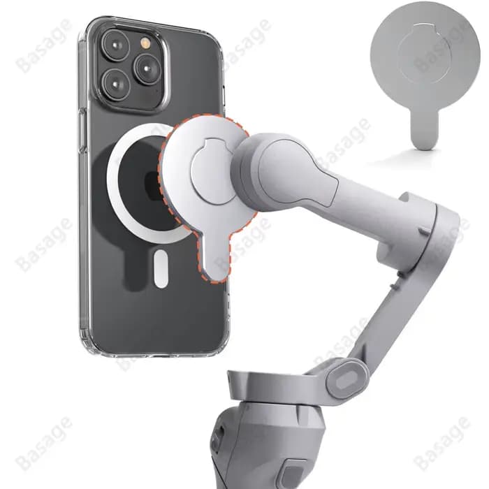 Adaptateur magnétique support de téléphone portable stabilisateur portatif accessoires à dégagement
