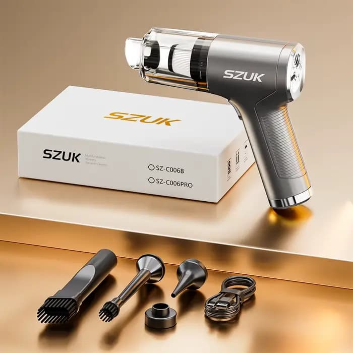 SZUK 2026 Nouvel mini aspirateur sans fil, aspirateur à main puissant, aspirateur laveur de sol de