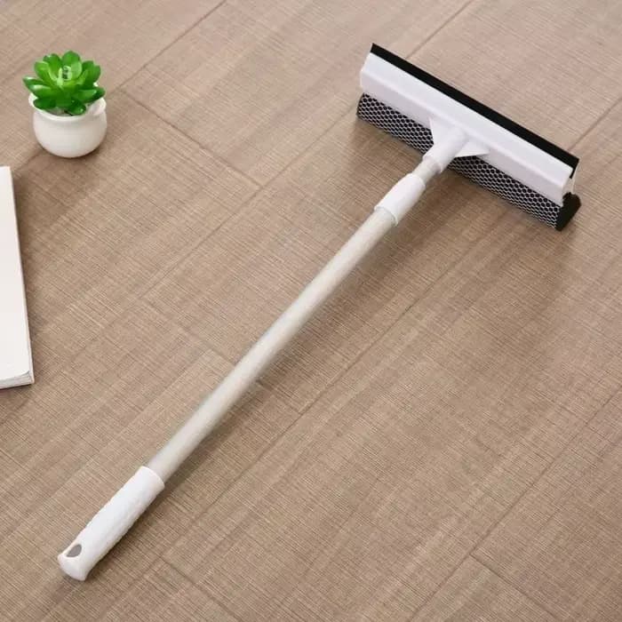Nettoyeur de vitres de raclette 2 en 1, pôle rétractable, brosse de nettoyage de vitres, outil de ne