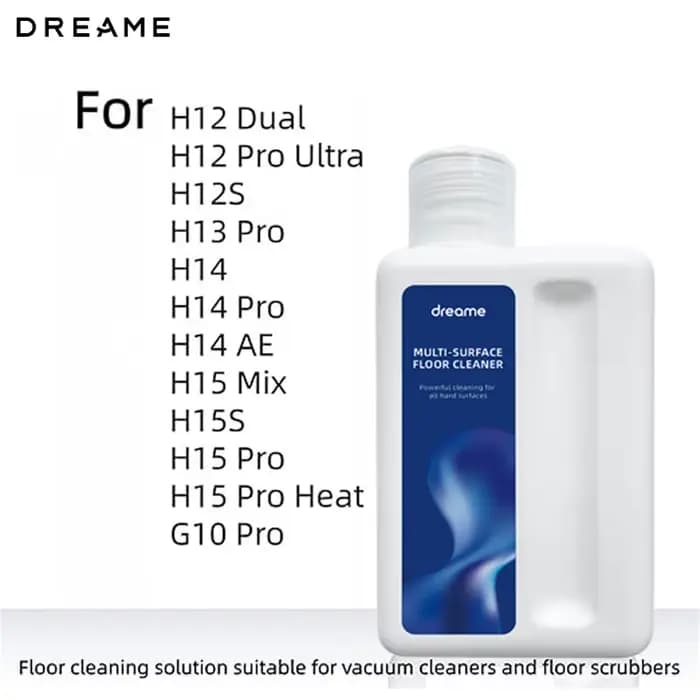 Solution de nettoyage multi-surfaces originale Dreame pour H12 Dual/ H12 Pro Ultra/ H12S/ H14/ H14 P