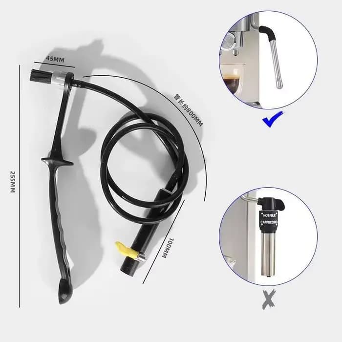Brosse de nettoyage à vapeur pour café, Machine à expresso réglable, tête de brassage, brosse de net