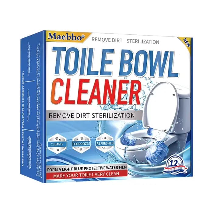 Lot de 12/24, 180g, Comprimés effervescents pour toilettes parfum citron, Nettoyant multi-usages, Dé