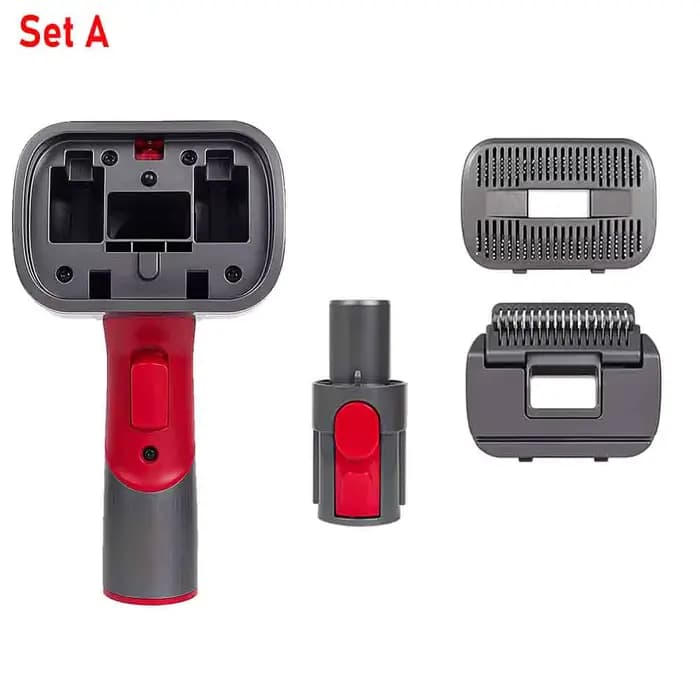 Kit de brosse sous vide 2 en 1 pour poils de chien, pour toilettage et perte, pour Dyson V6 V7 V8 V1
