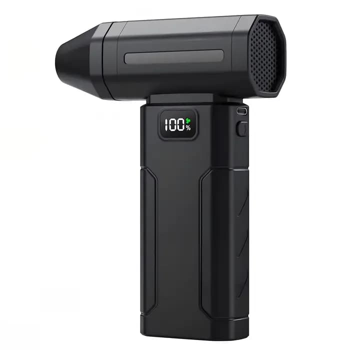 Souffleur d'air puissant 5 vitesses, portable, électrique, 6000 mAh, avec écran, pour lit pneumatiqu