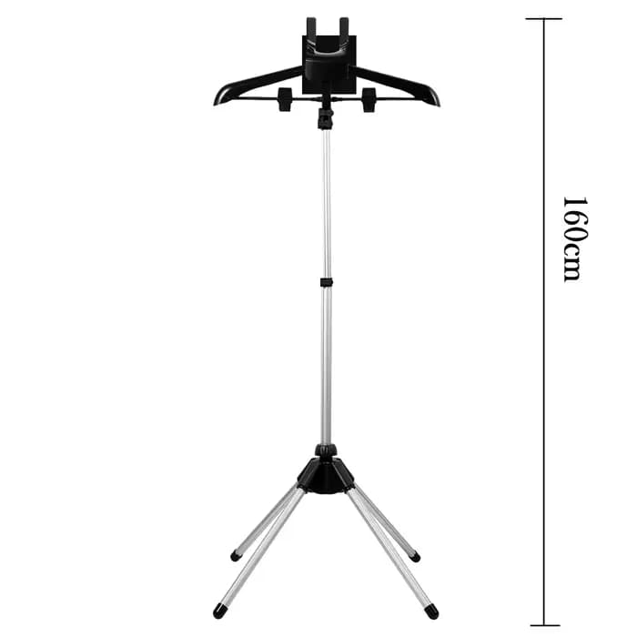 Support télescopique pour cuiseur vapeur, 85-160cm, hauteur réglable, pliable pour suspendre des vêt