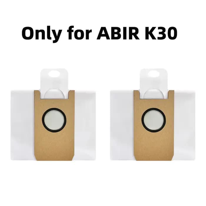 Sac à poussière pour aspirateur robot ABIR K30, comprend un sac à poussière 2 pièces