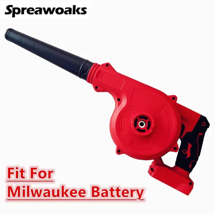 Aspirateur souffleur d'air électrique sans fil, batterie 18V, souffleur de cuir chevelu 2 en 1, coll