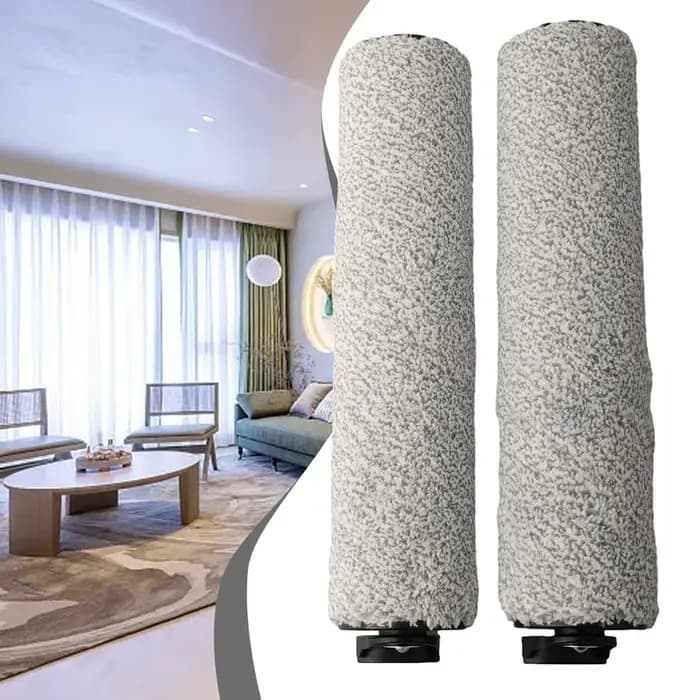 B89B-pour Tineco Ifloor 2 brosse à rouleau pour aspirateur sans fil sec et humide, paquet de 2 Fiber