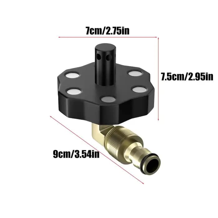 Nettoyeur de châssis avec buse et outils de rinçage magnétique, nettoyeur de châssis haute pression