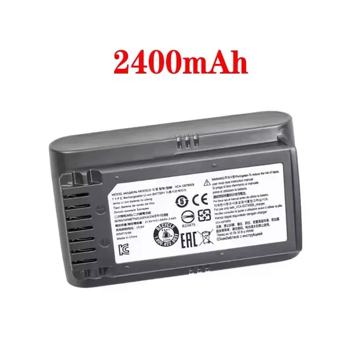 100% batterie de balayeuse originale VCA-SBT90 pour Samsung Vs9000 Jet90 Jet75 Jet90E VCA-SBT90 batt
