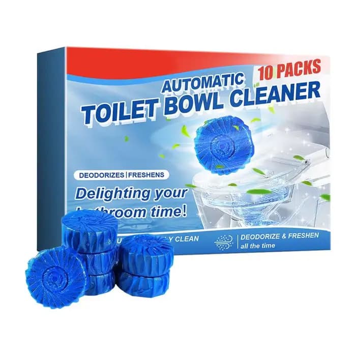 Comprimés de nettoyage de cuvette de toilette, 10 paquets, fournitures de nettoyage de salle de bain