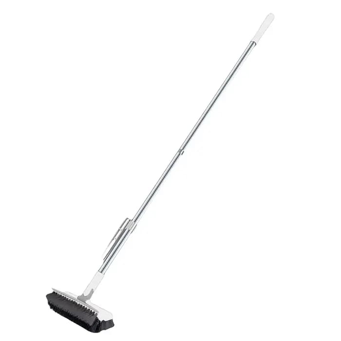 Brosse à récurer multifonction 3 en 1, rotative à 180 °, manche long, pour livres à gratter, pour ca