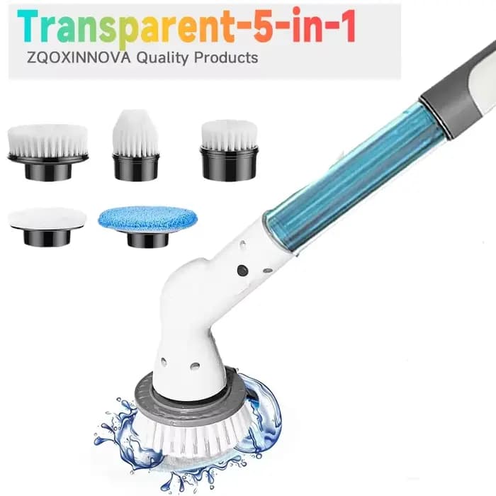 Brosse de nettoyage électrique 7 en 1, épurateur rotatif électrique, outil de nettoyage pour cuisine