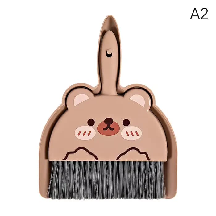 Petit balai pelle à poussière ensemble ménage bureau nettoyage bureau nettoyage pelle à ordures anim