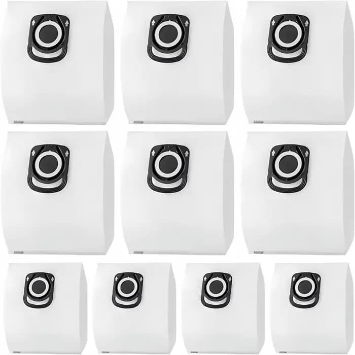 Paquet de 10 sacs à poussière sous vide compatibles pour Rowenta hygiène +, ZR200520 ZR200720 ZR2009