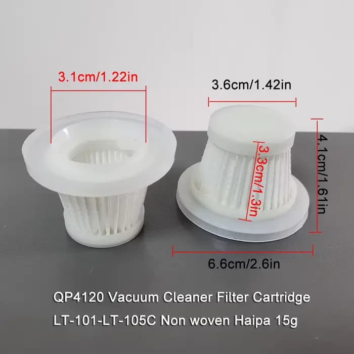 Pour aspirateur LT-124-127 Aspirateur 2PC Filtre en acier inoxydable Filtre 152 Filtre Aspirateur Él