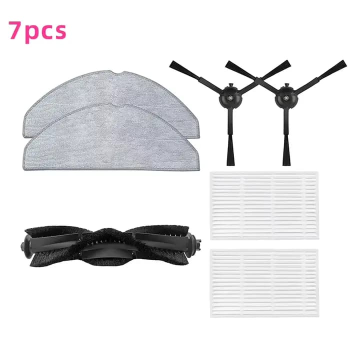 Brosse principale/brosse latérale/filtre HEPA/lingette de nettoyage compatible avec les robots aspir