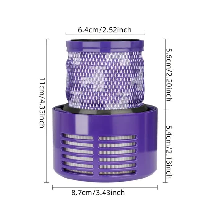 Grande unité de filtre lavable pour aspirateur sans fil Dyson V10 (SV12) Cyclone Animal Absolute Tot