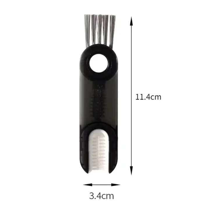 Lamgool 3 en 1 brosse de nettoyage d'écart de bouteille brosse multifonctionnelle tasse outils de ne