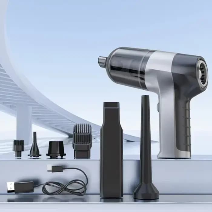 Aspirateur de voiture portable sans fil 4 en 1, nettoyeur de voiture à forte aspiration, dépoussiére