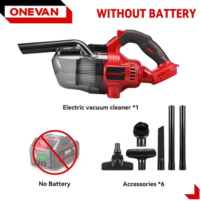 ONEVAN – aspirateur électrique sans fil 16000PA, outils électriques multifonctionnels pour le nettoy