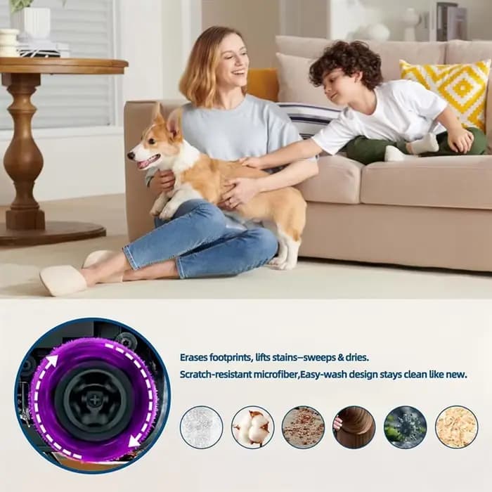 -A89Z rouleau de brosse de remplacement de vadrouille 3 en 1 pour capteur de vapeur pour Shark SD200