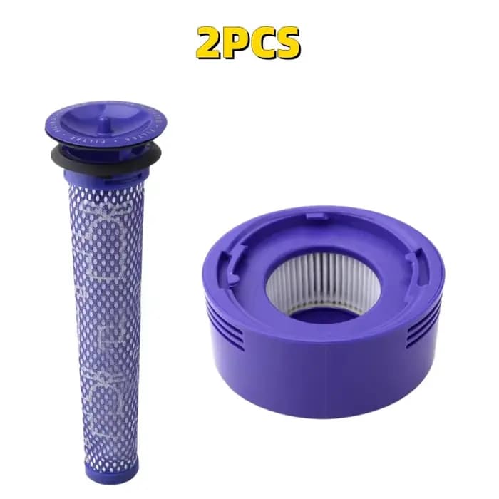 Pré-filtre et post-filtre de remplacement pour aspirateurs Dyson V7 V8, couvercle inférieur, bague d