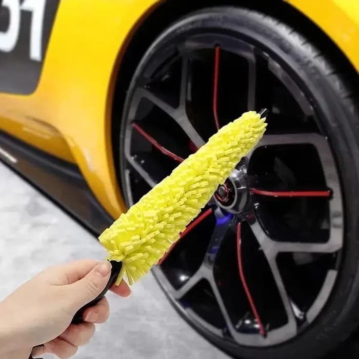 Brosse de nettoyage de voiture, nettoie sans effort vos roues de voiture avec ce outil de nettoyage