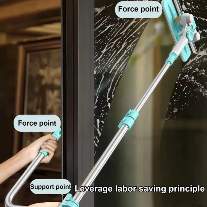 Raclette de nettoyage de vitres en forme de U