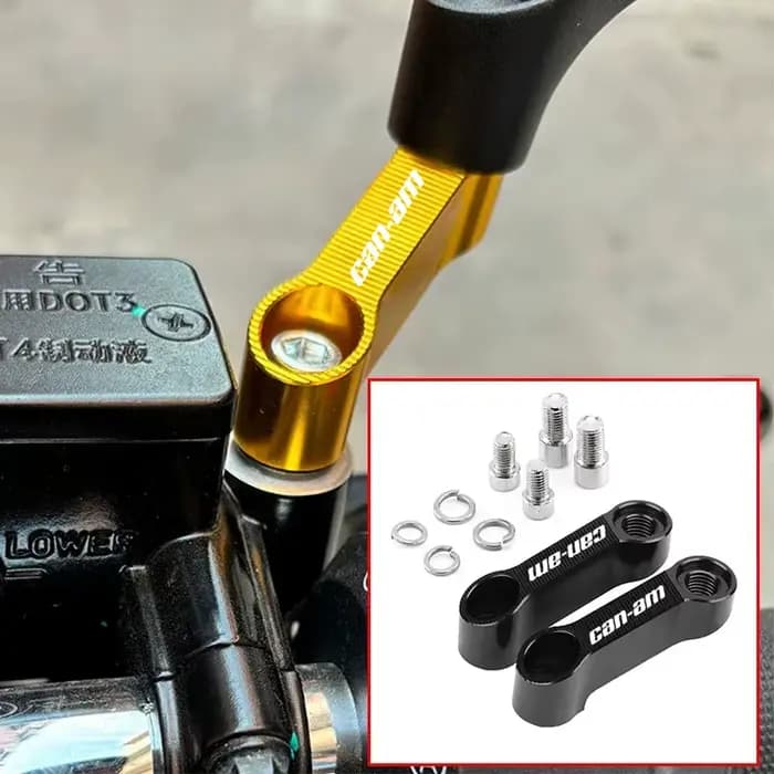Rallonges de rétroviseurs pour motos Can-Am Outlander 1000, Ryker 900, Renegade 800, Can-Am Maverick X3, Spyder
