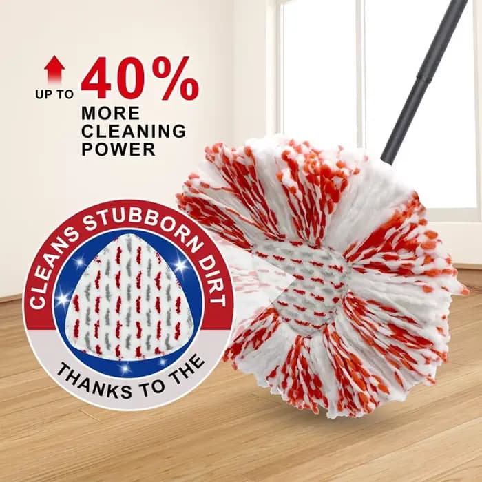 Têtes de rechange en microfibre pour balai serpillère