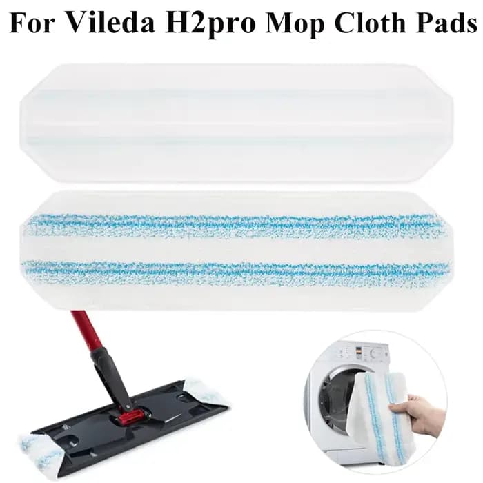 Chiffons de remplacement pour système de vadrouille plate Vileda H2prO