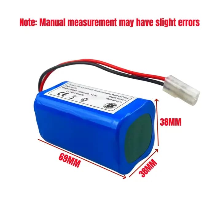 Batterie 14.4V-14.8V 4800mAh 4S1P RS-RT900866 CMICR18650F5 pour aspirateur Robot Rowenta Tefal Explorer série 20 40