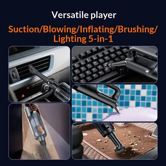 Aspirateur de voiture sans fil à un bouton